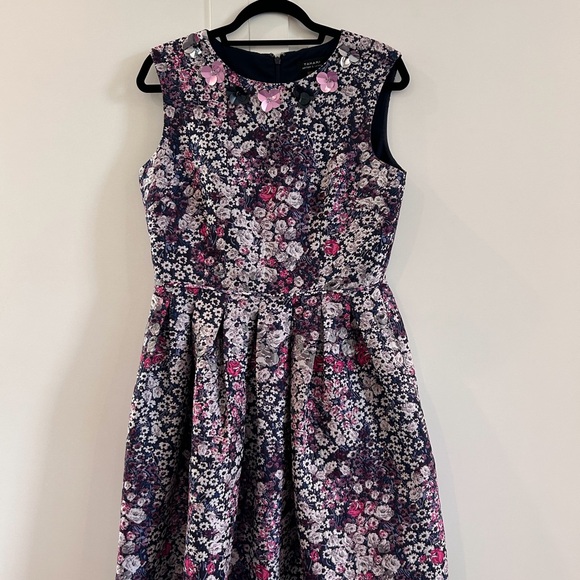 N - Floral Dress - Pink and Blue - Picture 1 of 3